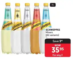 Makro Schweppes Mixers offer