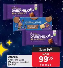 Makro Cadbury Chocolate Slabs offer