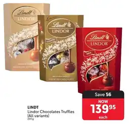 Makro Lindt Lindor Chocolates Truffles offer