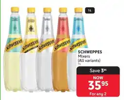 Makro SCHWEPPES Mixers (All variants) offer