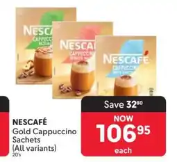 Makro NESCAFÉ Gold Cappuccino Sachets (All variants) offer