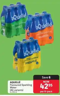 Makro AQUELLÉ Flavoured Sparkling Water (All variants) offer