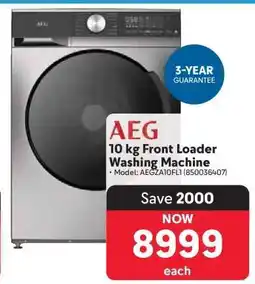 Makro AEG 10 kg Front Loader Washing Machine offer