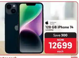 Makro 128 GB iPhone 14 offer