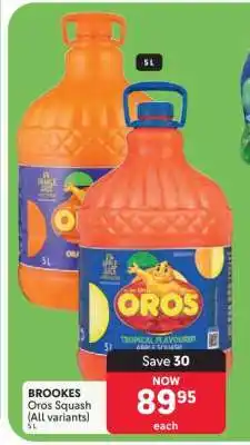 Makro BROOKES Oros Squash (All variants) offer