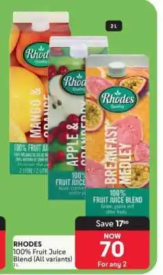 Makro RHODES 100% FRUIT JUICE BLEND all variants offer