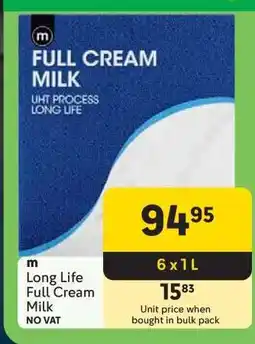 Makro Long Life Full Cream Milk offer