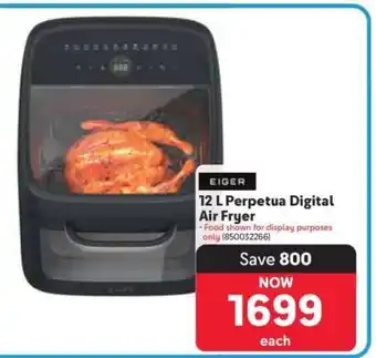Makro Eiger 12 L Perpetua Digital Air Fryer offer