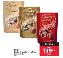 Makro LINDT Lindor Chocolates Truffles (All variants) offer