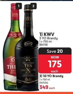 Makro KWV 3 YO Brandy offer