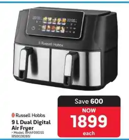 Makro Russell Hobbs 9 L Dual Digital Air Fryer offer