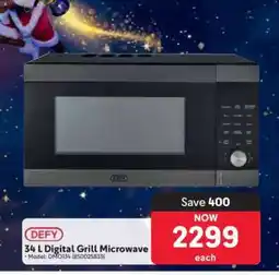 Makro DEFY 34 L Digital Grill Microwave offer