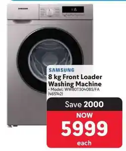 Makro Samsung 8 kg Front Loader Washing Machine offer