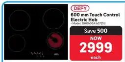 Makro DEFY 600 mm Touch Control Electric Hob offer