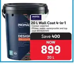Makro 20 L Wall Coat 4-in-1 offer
