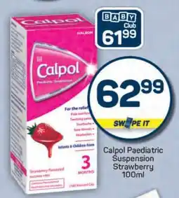 Pick n Pay Calpol Paediatric Suspension Strawberry 100ml offer