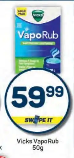 Pick n Pay Vicks VapoRub 50g offer