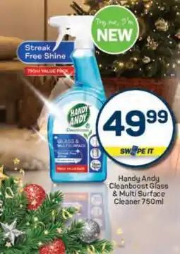 Pick n Pay Handy Andy Cleanboost Glass & Multi Surface Cleaner 750ml offer