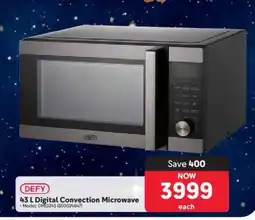Makro DEFY 43 L Digital Convection Microwave offer