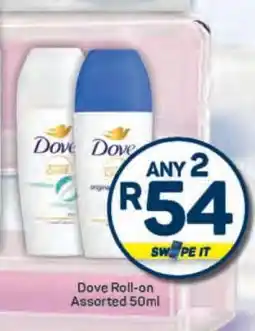 Pick n Pay Dove Roll-on Assorted 50ml offer