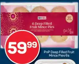 Pick n Pay PnP Deep Filled Fruit Mince Pies 6s offer