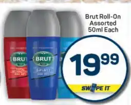 Pick n Pay Brut Roll-on Assorted 50ml Each offer