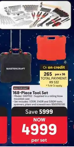 Makro 168-Piece Tool Set offer