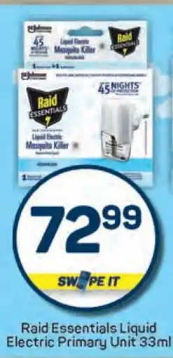 Pick n Pay Raid Essentials Liquid Electric Primary Unit 33ml offer