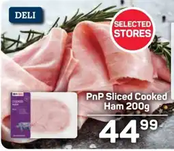 Pick n Pay PnP Sliced Cooked Ham 200g offer