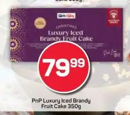 Pick n Pay PnP Luxury Iced Brandy Fruit Cake 350g offer