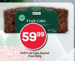 Pick n Pay PnP Fruit Cake Alcohol Free 350g offer