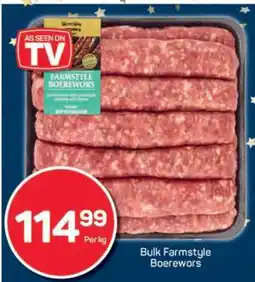 Pick n Pay Bulk Farmstyle Boerewors offer