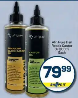 Pick n Pay Afri Pure Hair Repair Castor Oil 200ml Each offer