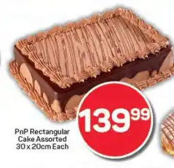 Pick n Pay PnP Rectangular Cake Assorted 30 x 20cm Each offer