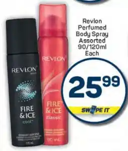 Pick n Pay Revlon Perfumed Body Spray Assorted 90/120ml Each offer