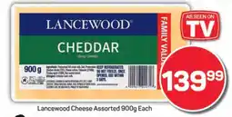 Pick n Pay Lancewood Cheese Assorted 900g Each offer