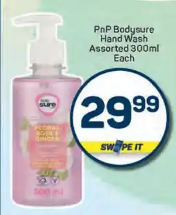 Pick n Pay PnP Bodysure Hand Wash Assorted 300ml Each offer