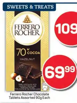 Pick n Pay Ferrero Rocher Chocolate Tablets Assorted 90g Each offer