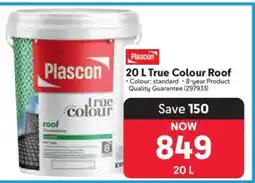 Makro Plascon 20 L True Colour Roof offer