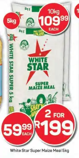Pick n Pay White Star Super Maize Meal 5kg offer