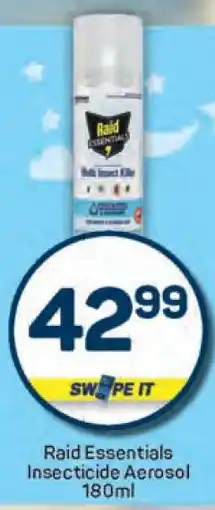 Pick n Pay Raid Essentials Insecticide Aerosol 180ml offer