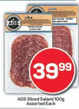 Pick n Pay AGS Sliced Salami 100g offer