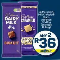 Pick n Pay Cadbury Dairy Milk Chocolate Slabs offer
