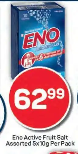 Pick n Pay Eno Active Fruit Salt Assorted 5x10g Per Pack offer