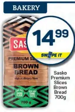 Pick n Pay Sasko Premium Slices Brown Bread 700g offer