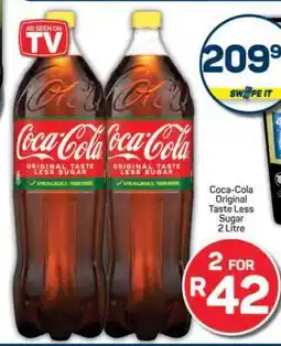 Pick n Pay Coca-Cola Original Taste Less Sugar 2 Litre offer