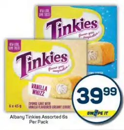 Pick n Pay Albany Tinkies Assorted 6s Per Pack offer