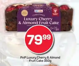 Pick n Pay PnP Luxury Cherry & Almond Fruit Cake 350g offer