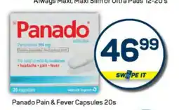 Pick n Pay Panado Pain & Fever Capsules 20s offer