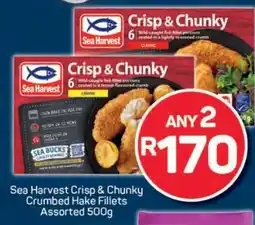 Pick n Pay Sea Harvest Crisp & Chunky Crumbed Hake Fillets Assorted 500g offer